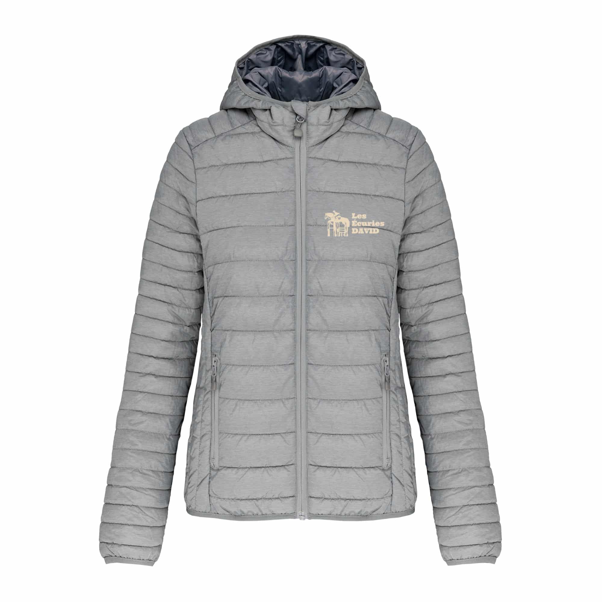 DOUDOUNE AVEC MANCHES ET CAPUCHE (femme) - Les écuries DAVID - K6111 – Image 5