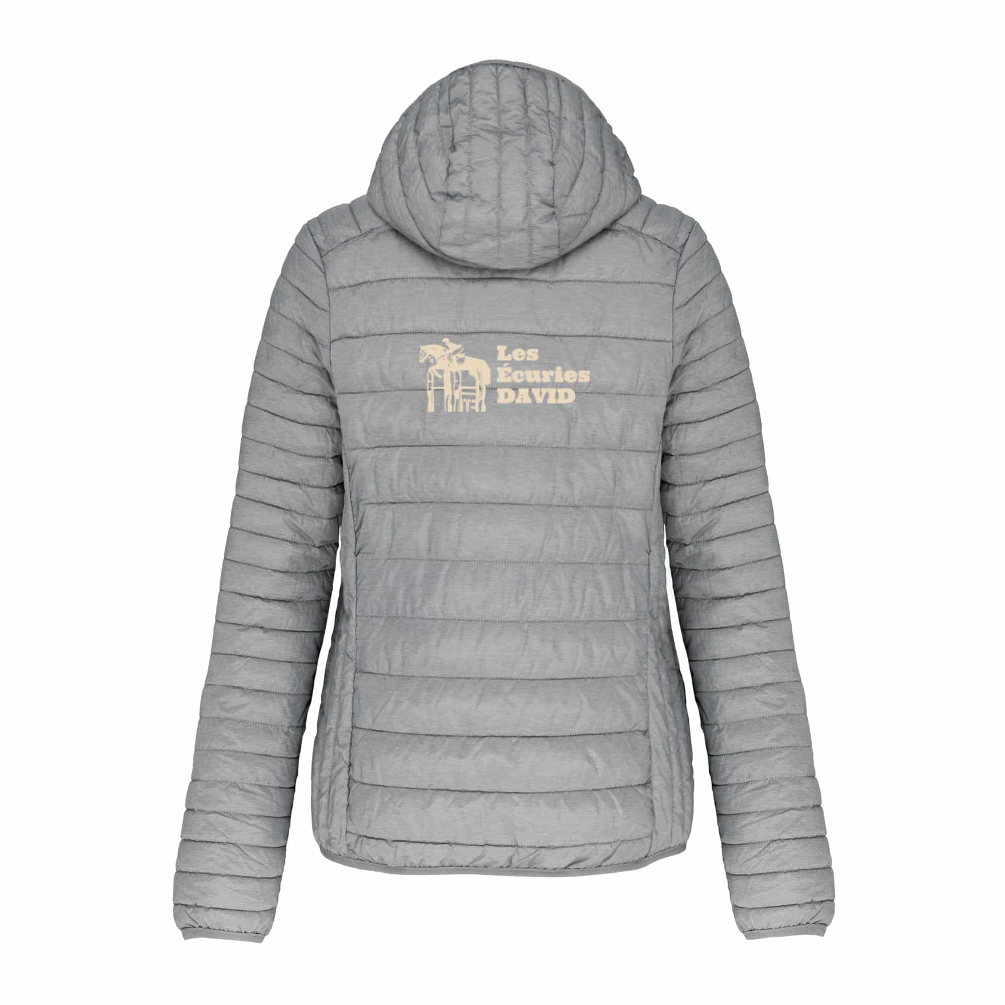 DOUDOUNE AVEC MANCHES ET CAPUCHE (femme) - Les écuries DAVID - K6111 – Image 4