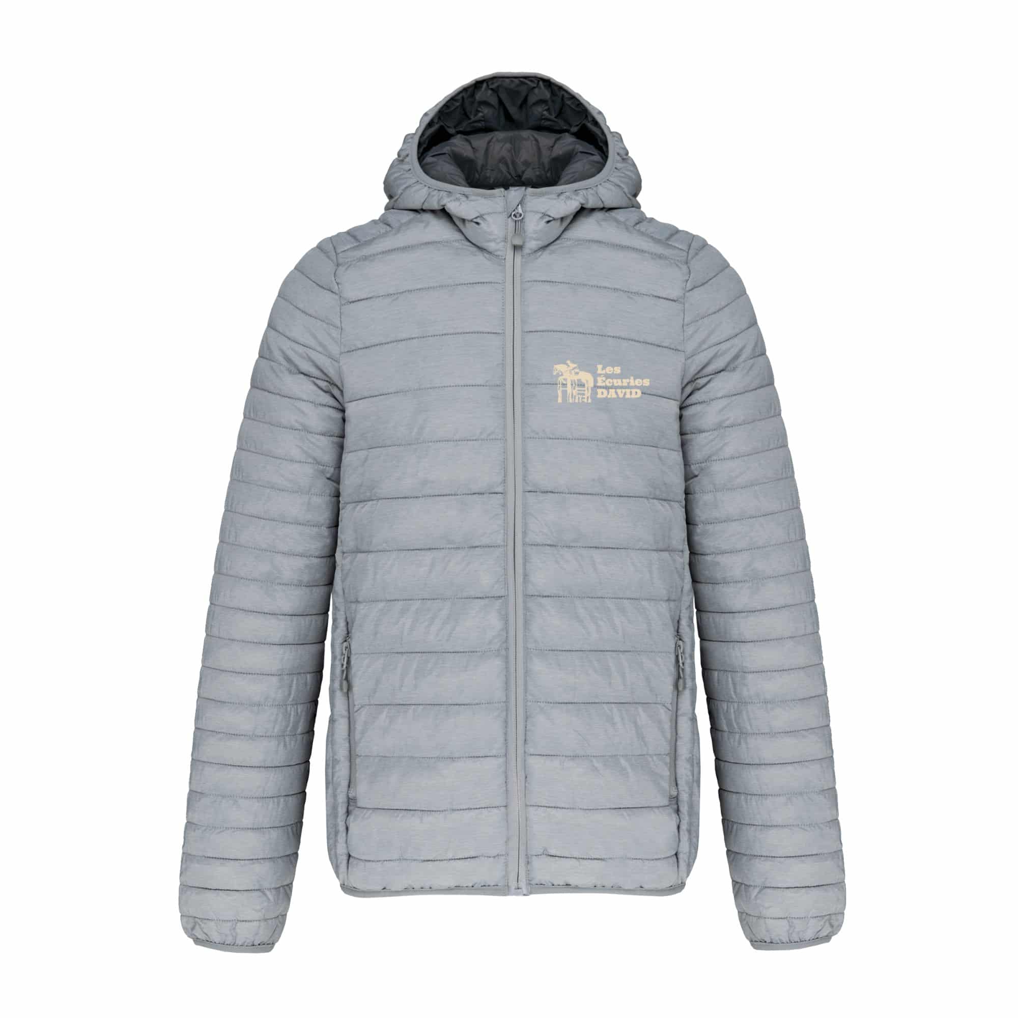 DOUDOUNE AVEC MANCHES ET CAPUCHE (homme) - Les écuries DAVID - Navy - K6110 – Image 4