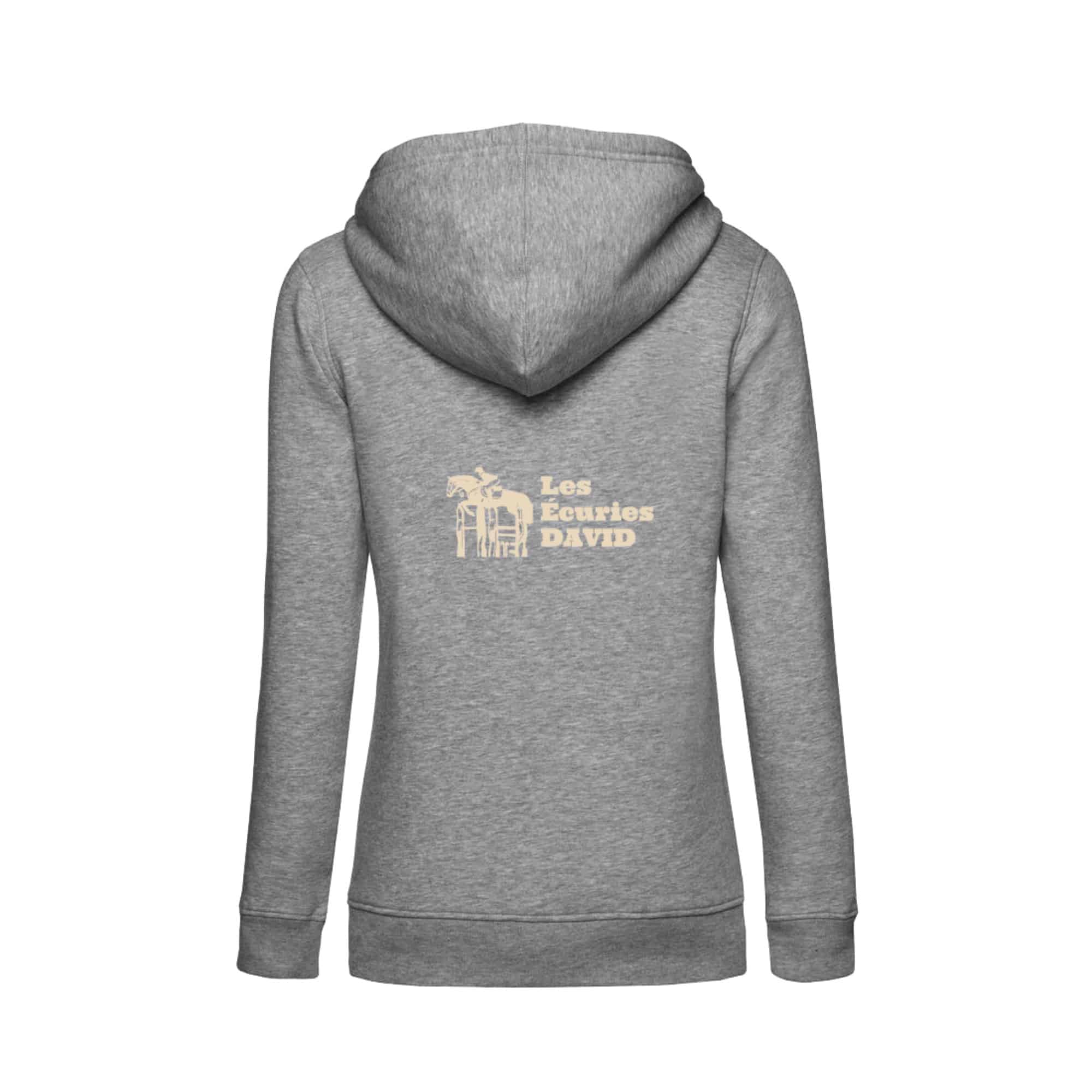 SWEAT ZIPPÉ (femme) - Les écuries DAVID - BCW03Q – Image 5