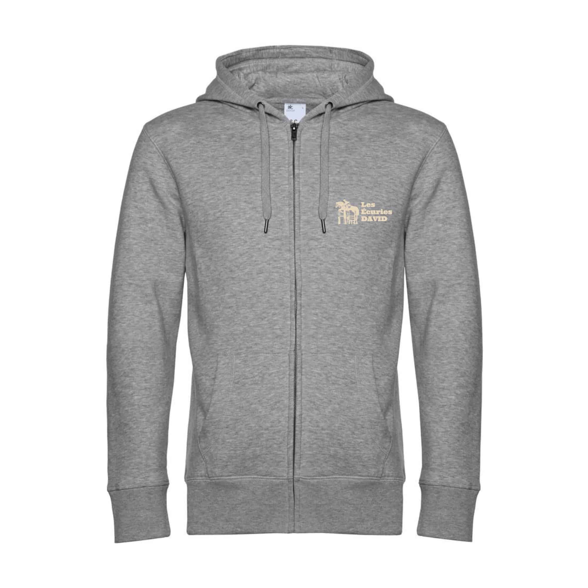 SWEAT ZIPPÉ (Homme) - Les écuries DAVID - BCU03K – Image 4