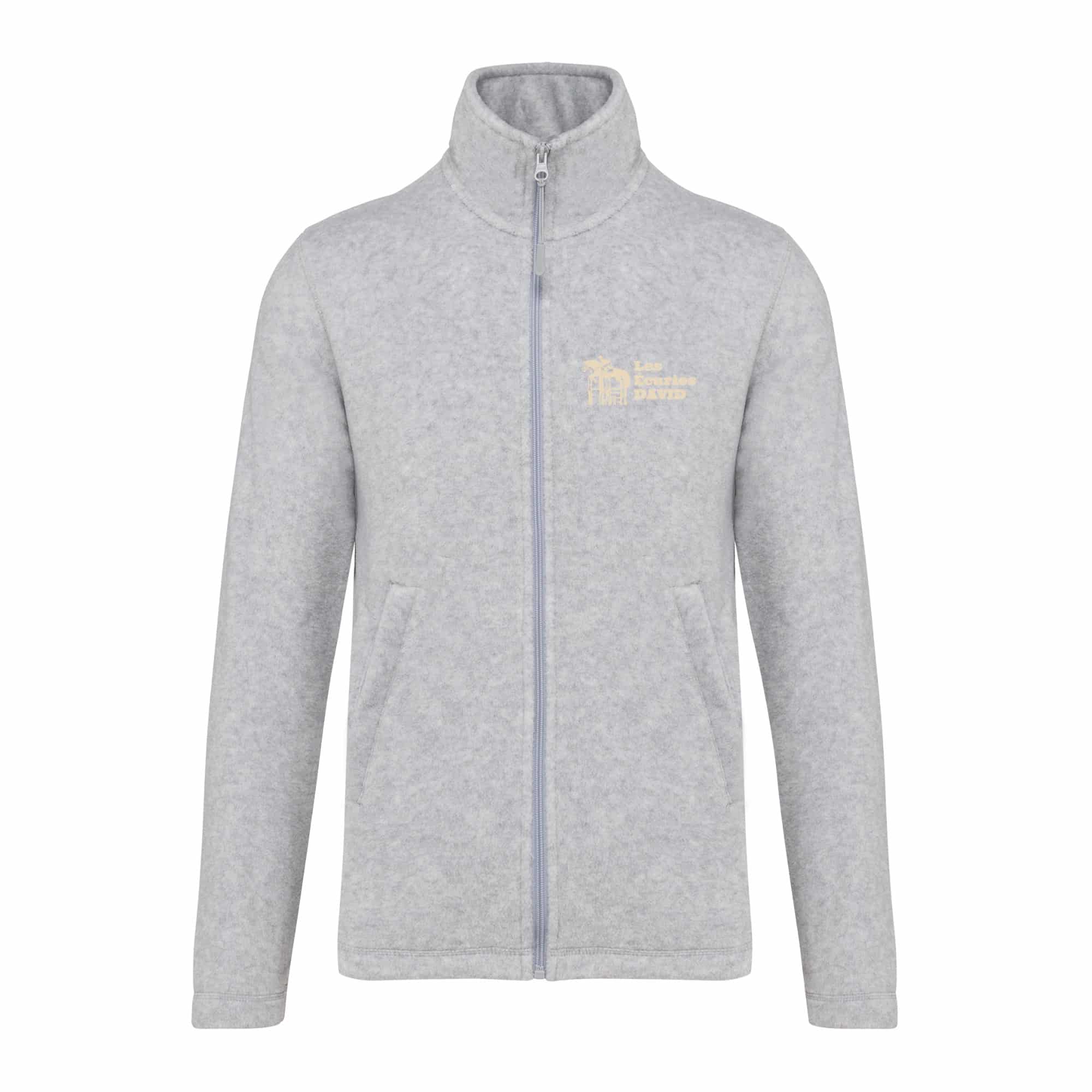 Veste micropolaire zippée (homme) – Les écuries DAVID – K911 – Image 4
