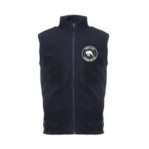 Veste micropolaire zippée sans manches (femme) – Poney club des îles - Navy - K906