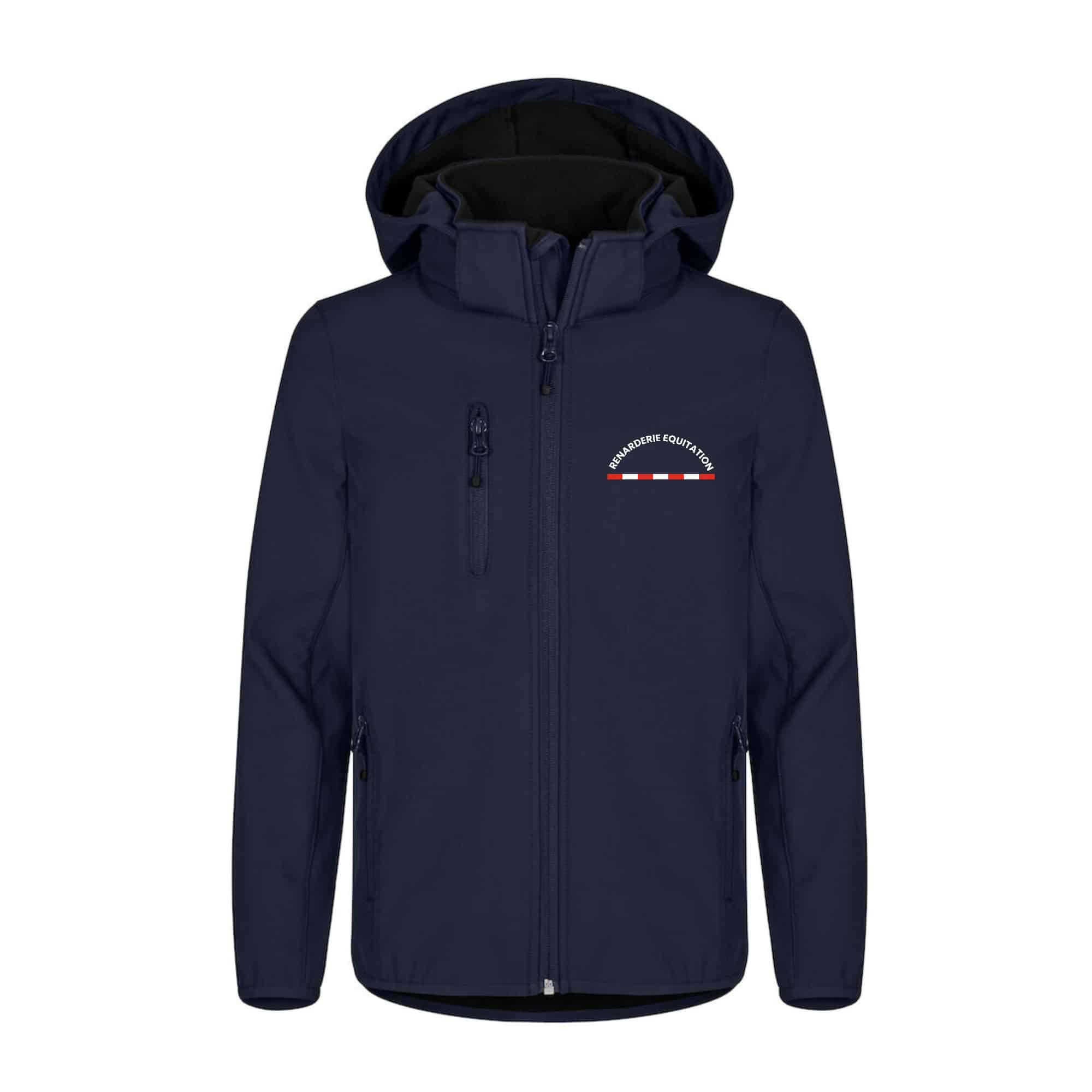 SOFTSHELL ''Classic'' (enfant) - Renarderie Equitation - Navy - 0200909