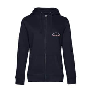 SWEAT ZIPPÉ (femme) - Renarderie Equitation - Navy - BCW03Q