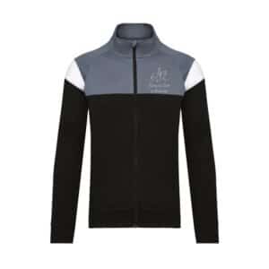 Veste de survêtement zippée (unisexe) - Écurie du Clos d’Amarante - Noir - PA390