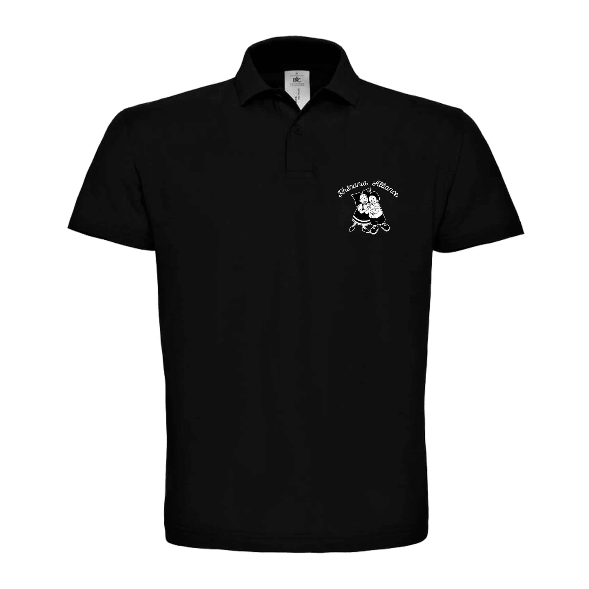 POLO (homme) - Rhénania Alliance - Noir - BCID1