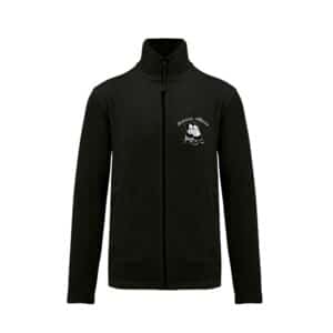 Veste micropolaire zippée (enfant) – Rhénania Alliance - Noir – K920