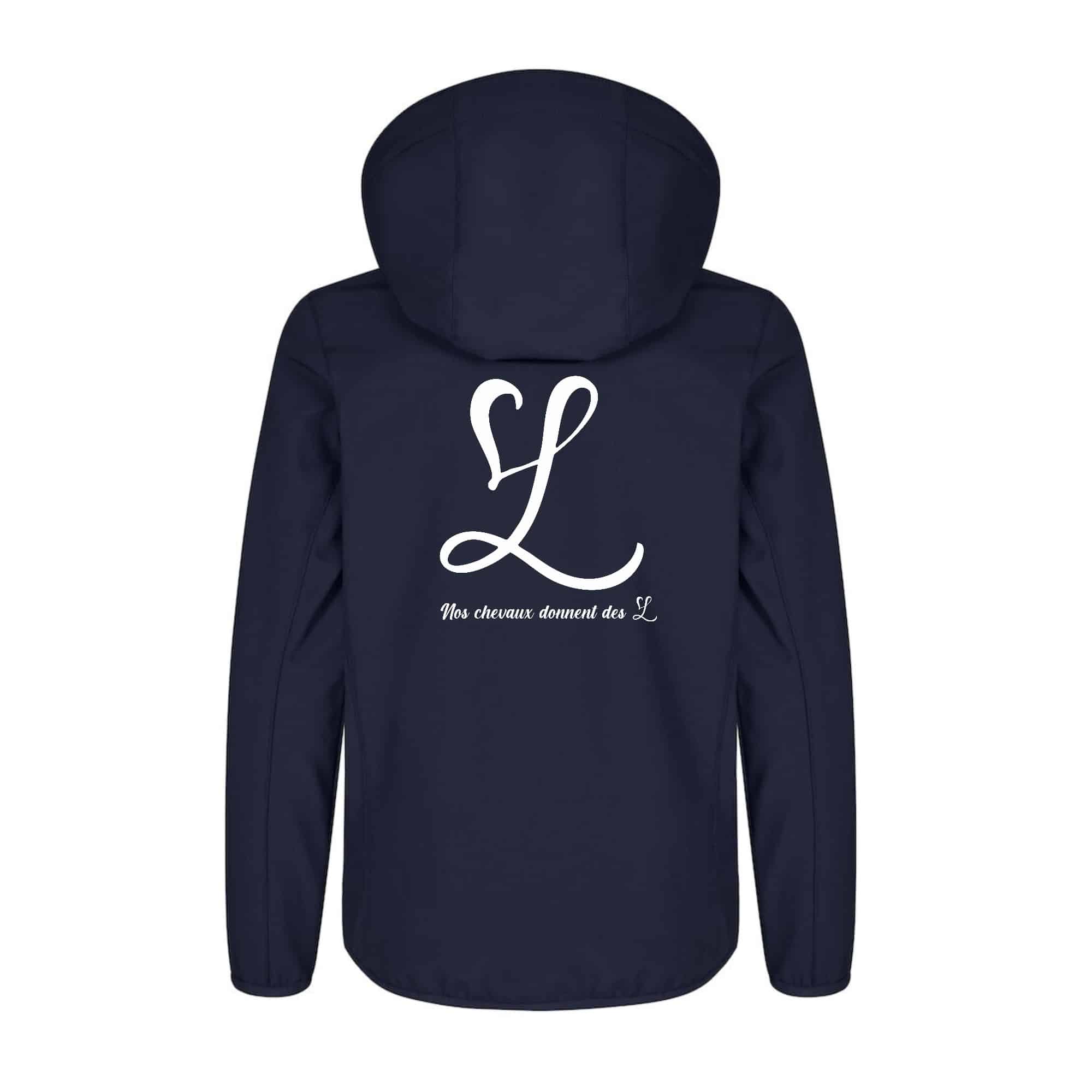 SOFTSHELL "Classic" (enfant) - Ecurie Lynella - Navy - 0200909 – Image 3