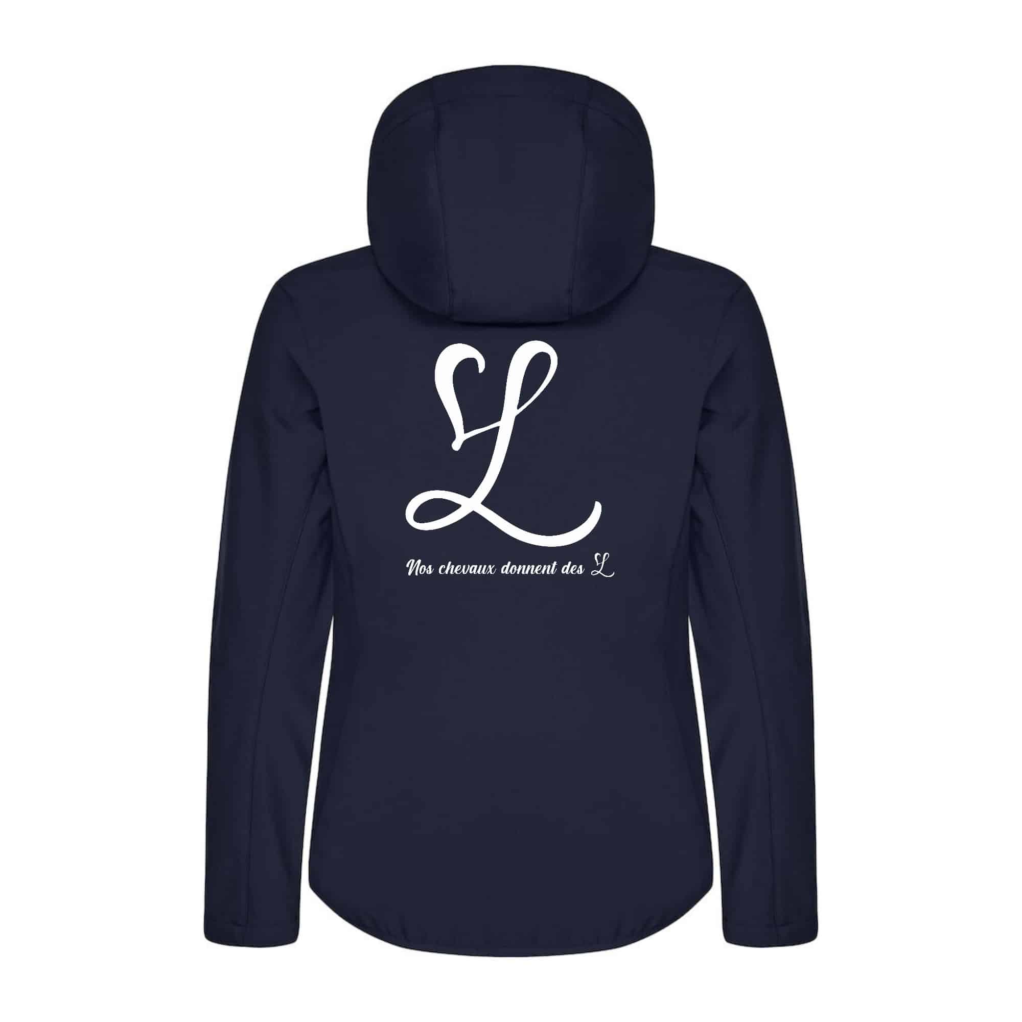 SOFTSHELL "Classic" (femme) - Ecurie Lynella - Navy - 0200917 – Image 3
