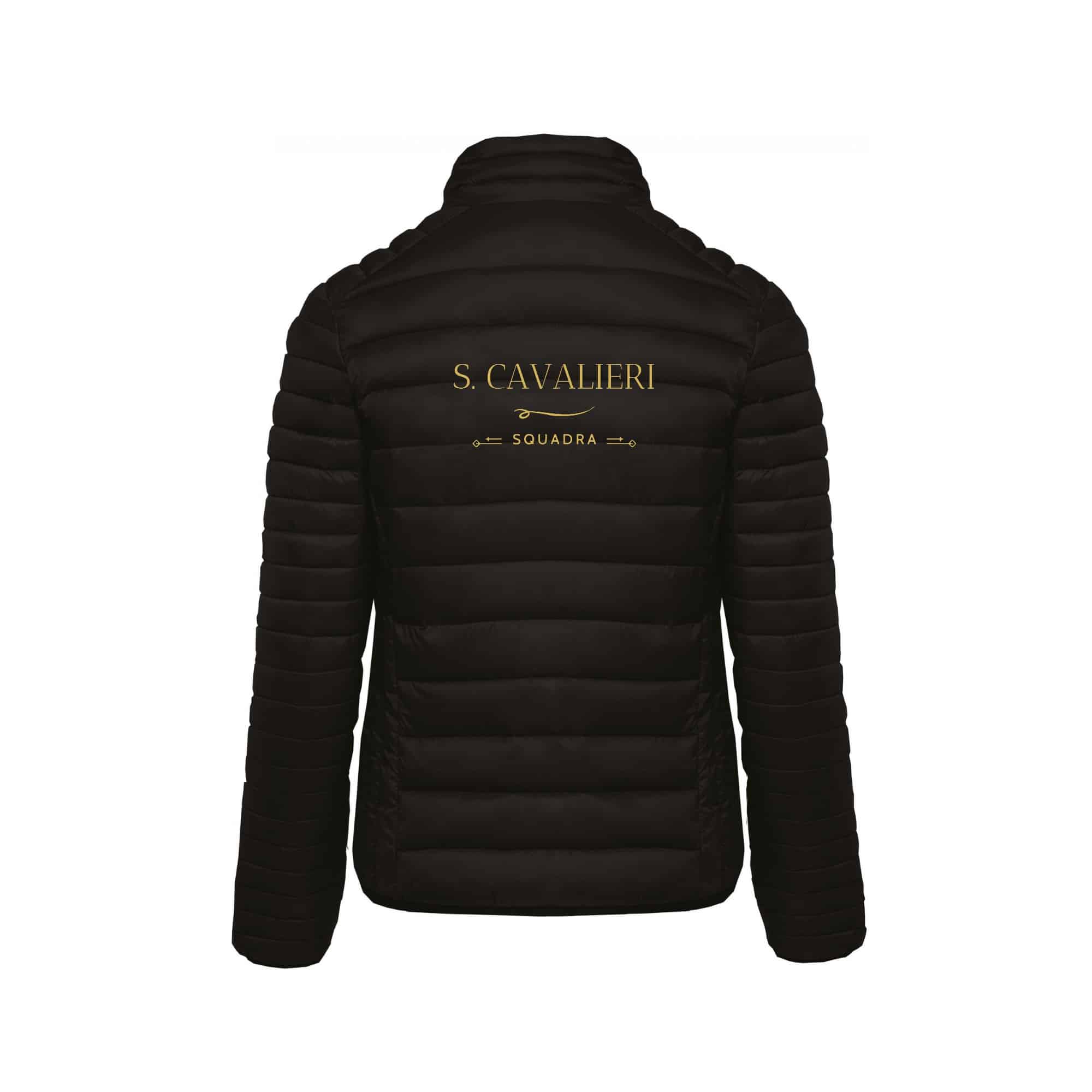 DOUDOUNE AVEC MANCHES (femme) - Squadra Cavalieri – Noir - K6121 – Image 3