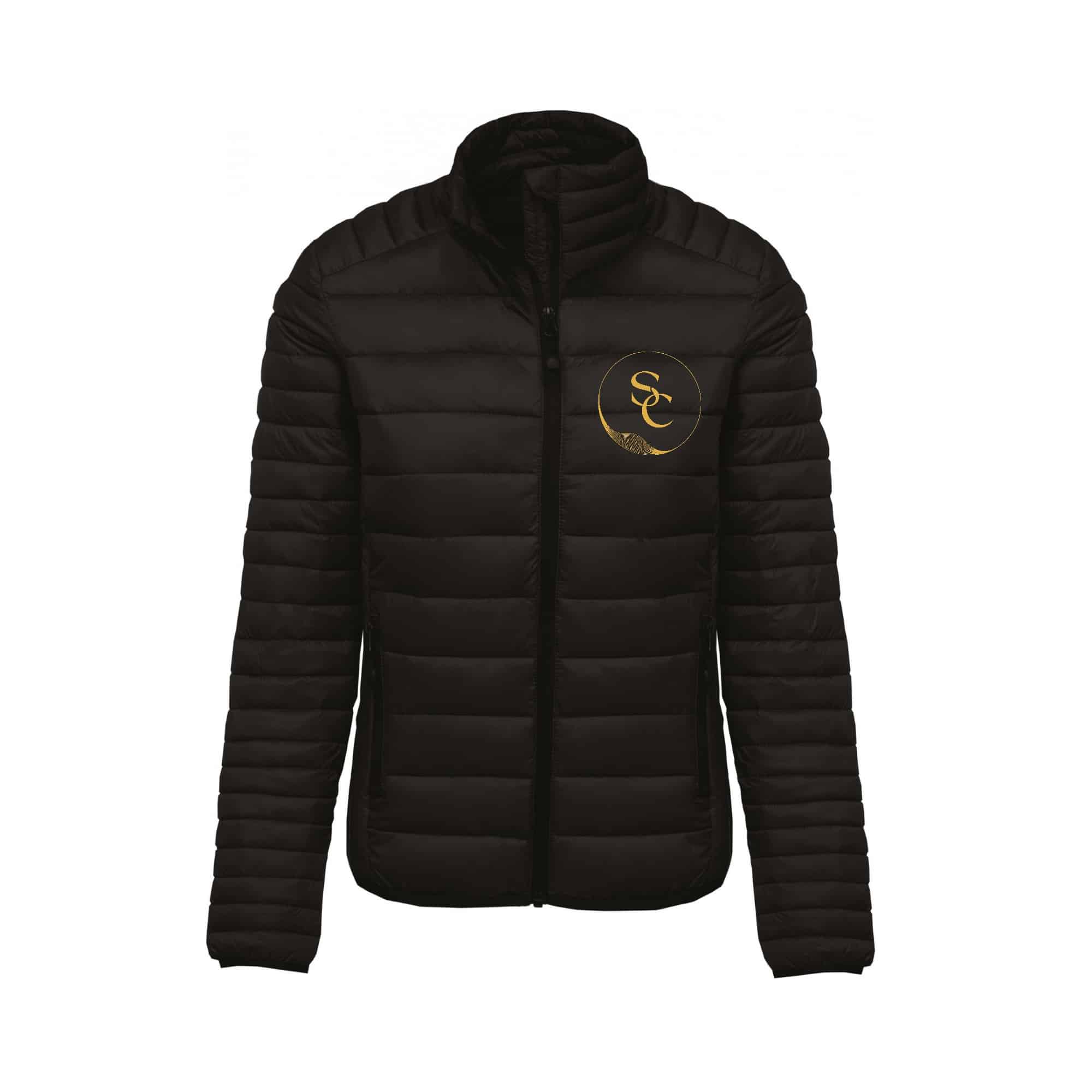 DOUDOUNE AVEC MANCHES (femme) - Squadra Cavalieri – Noir - K6121