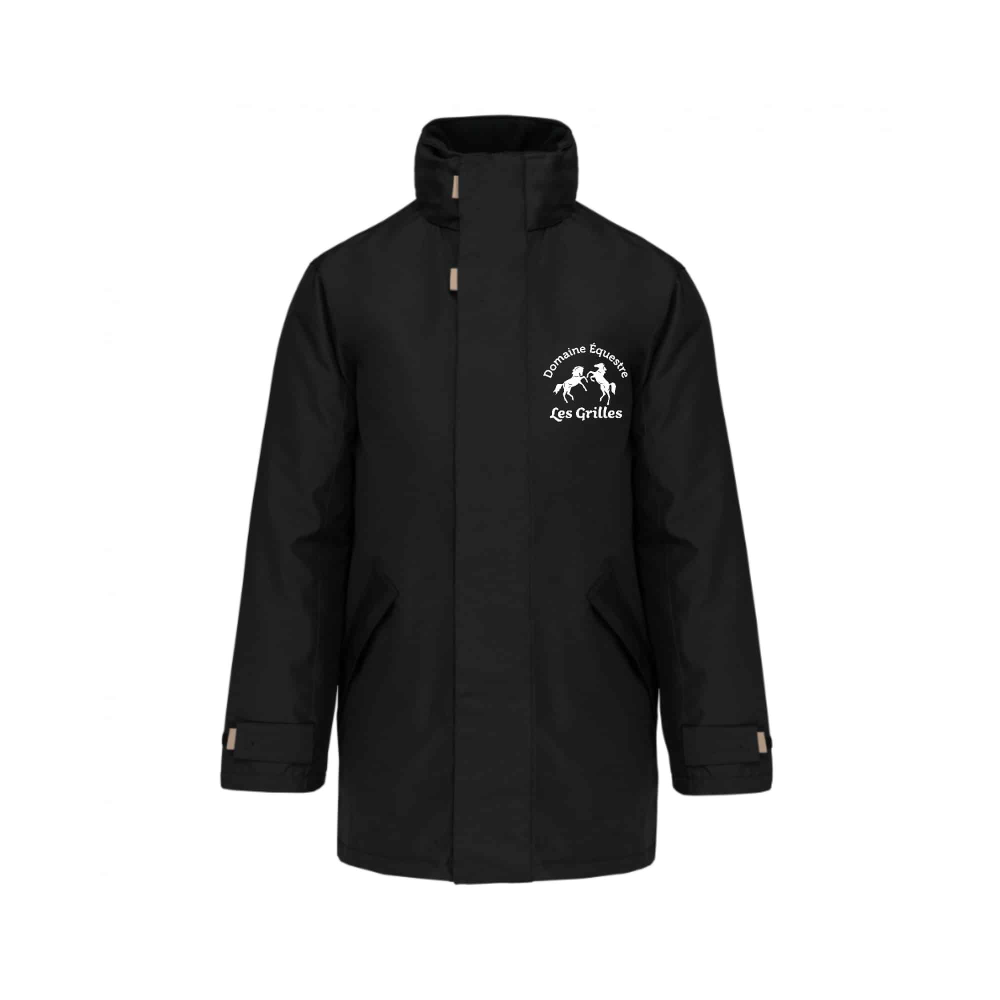 PARKA (enfant) - DOMAINE EQUESTRE DES GRILLES – Noir - K696