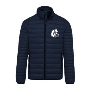 DOUDOUNE AVEC MANCHES (femme) - Association Les Crins Fleuris - Navy - K6121