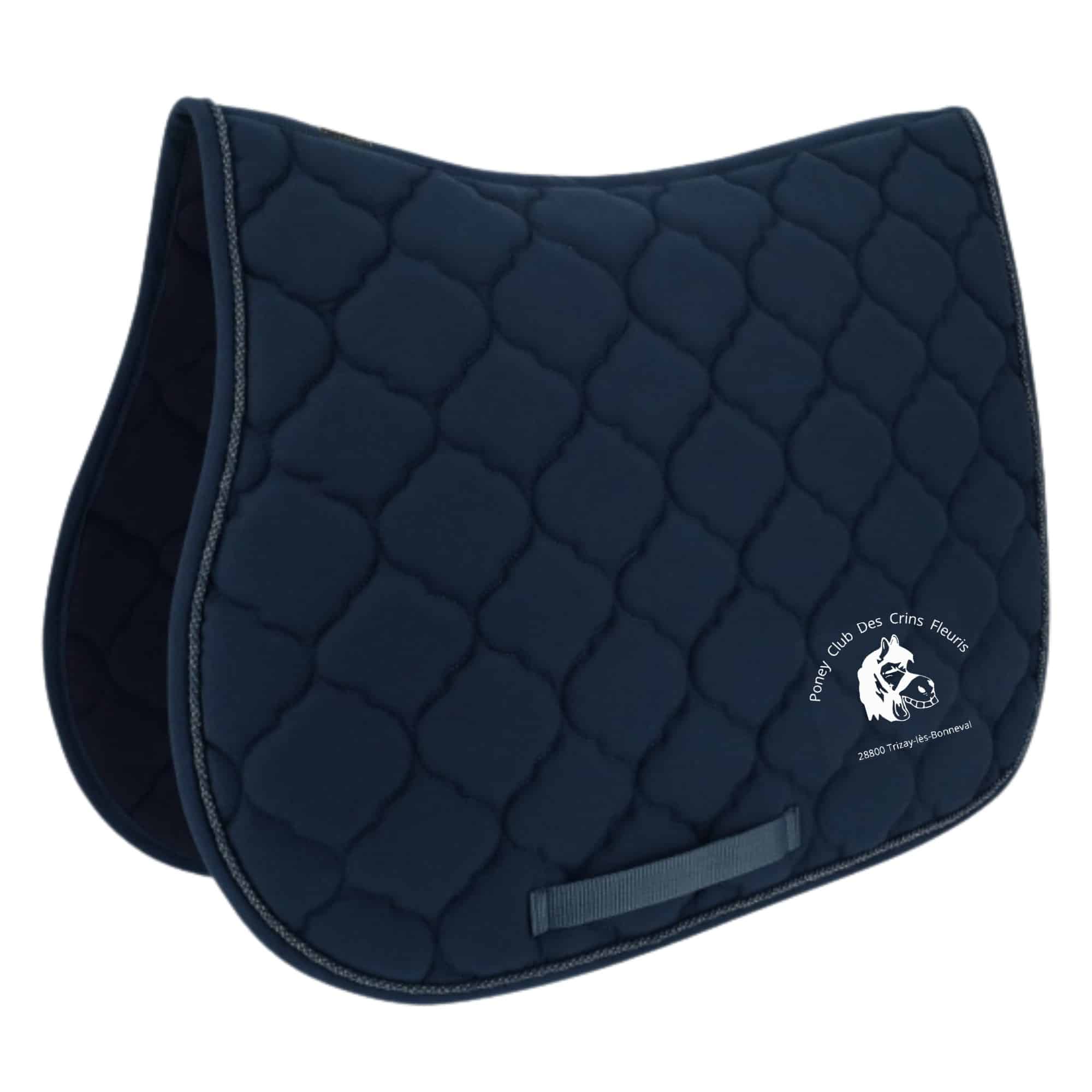 TAPIS RIDING WORLD - Association Les Crins Fleuris - Navy - 20453