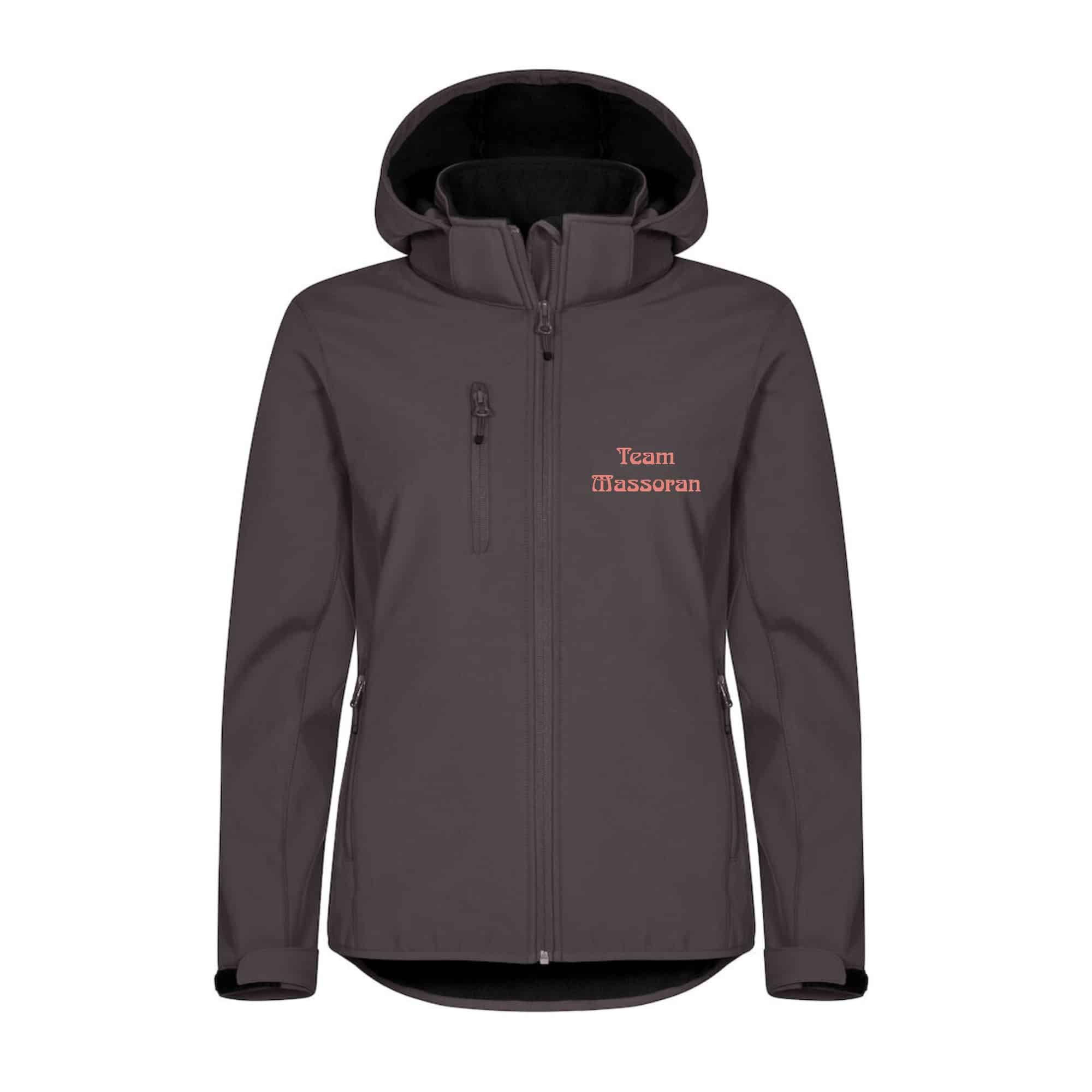 SOFTSHELL "Classic" (femme) - Écuries de Massoran - Gris anthracite - 0200917