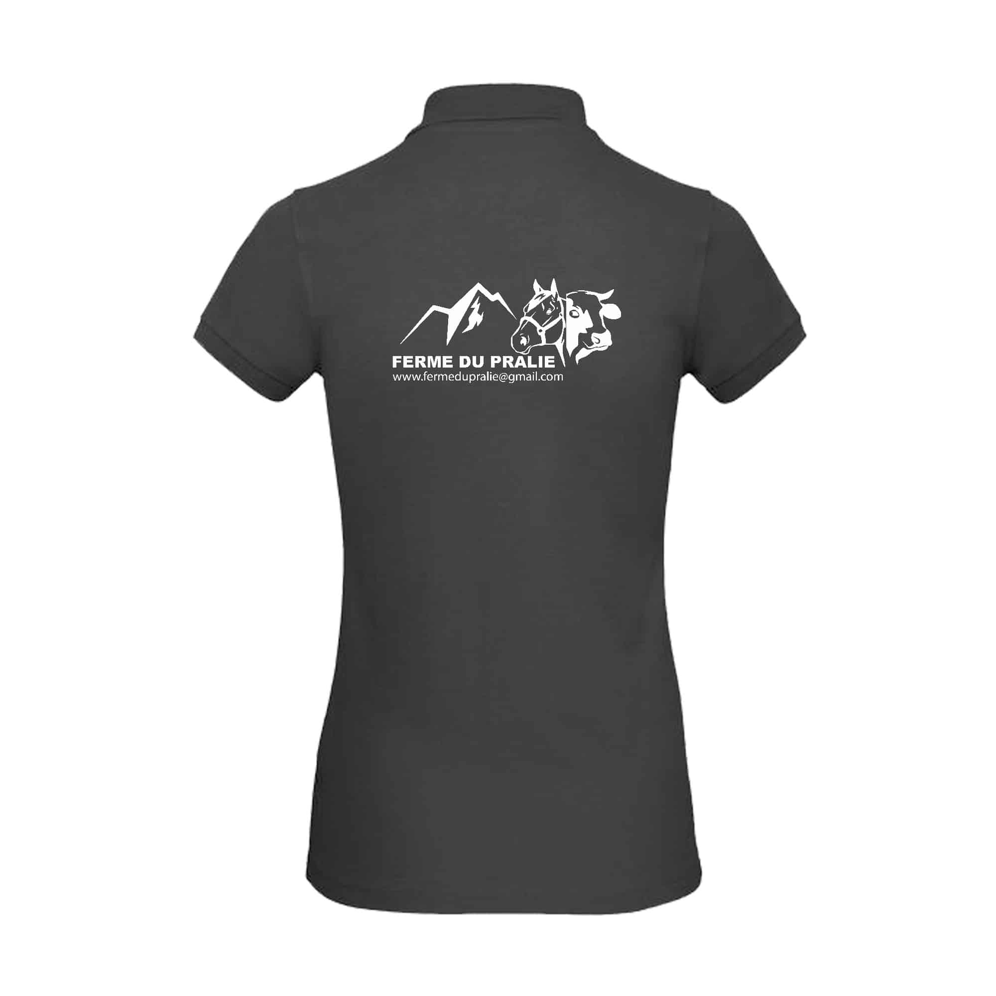 POLO (femme) - Earl assenare - Gris Anthracite - BCI1F – Image 3