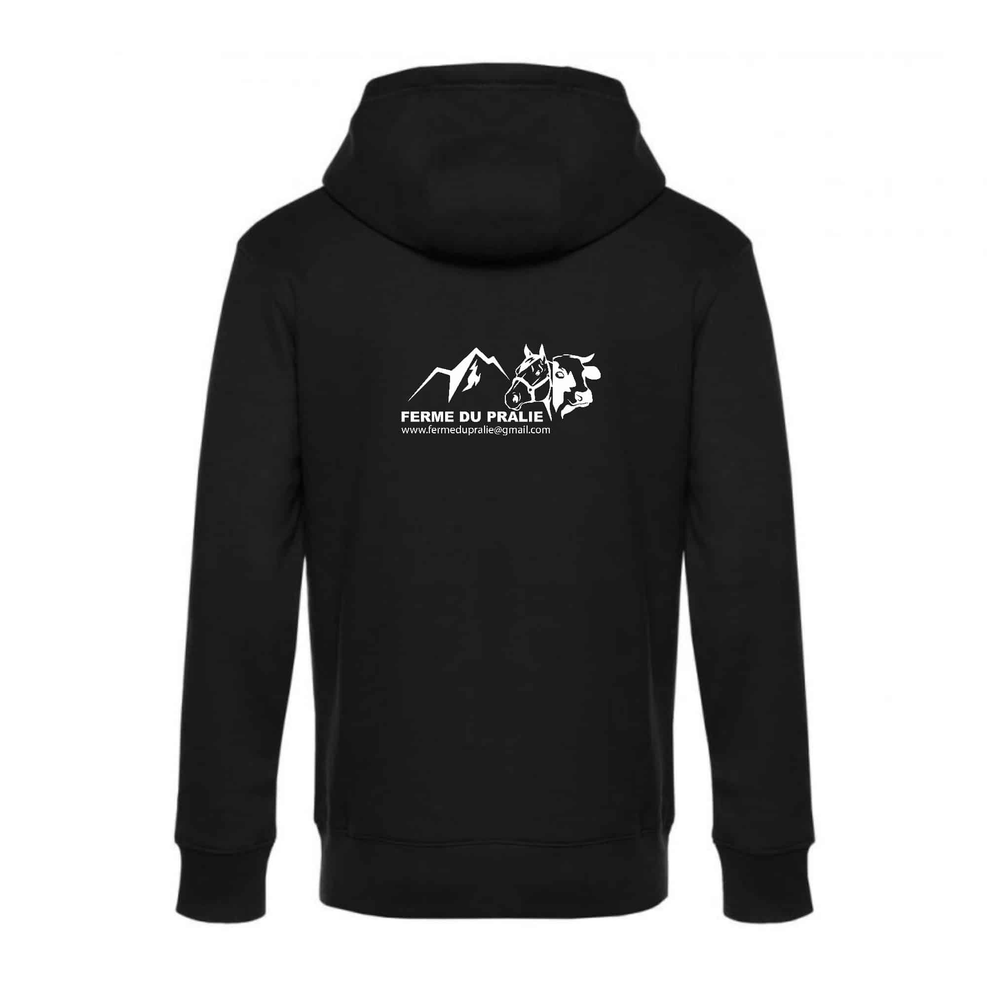 SWEAT ZIPPÉ (enfant) - Earl assenare - Noir - K455 – Image 3