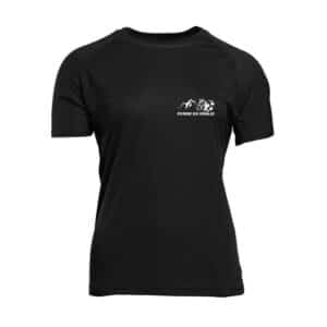 T-Shirt respirant (femme) - Earl assenare - Noir - PK141