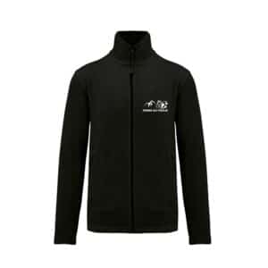 Veste micropolaire zippée (enfant) – Earl assenare - Noir – K920
