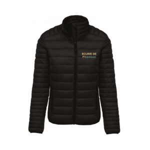 DOUDOUNE AVEC MANCHES (femme) - Ecurie de bransas - Noir - K6121