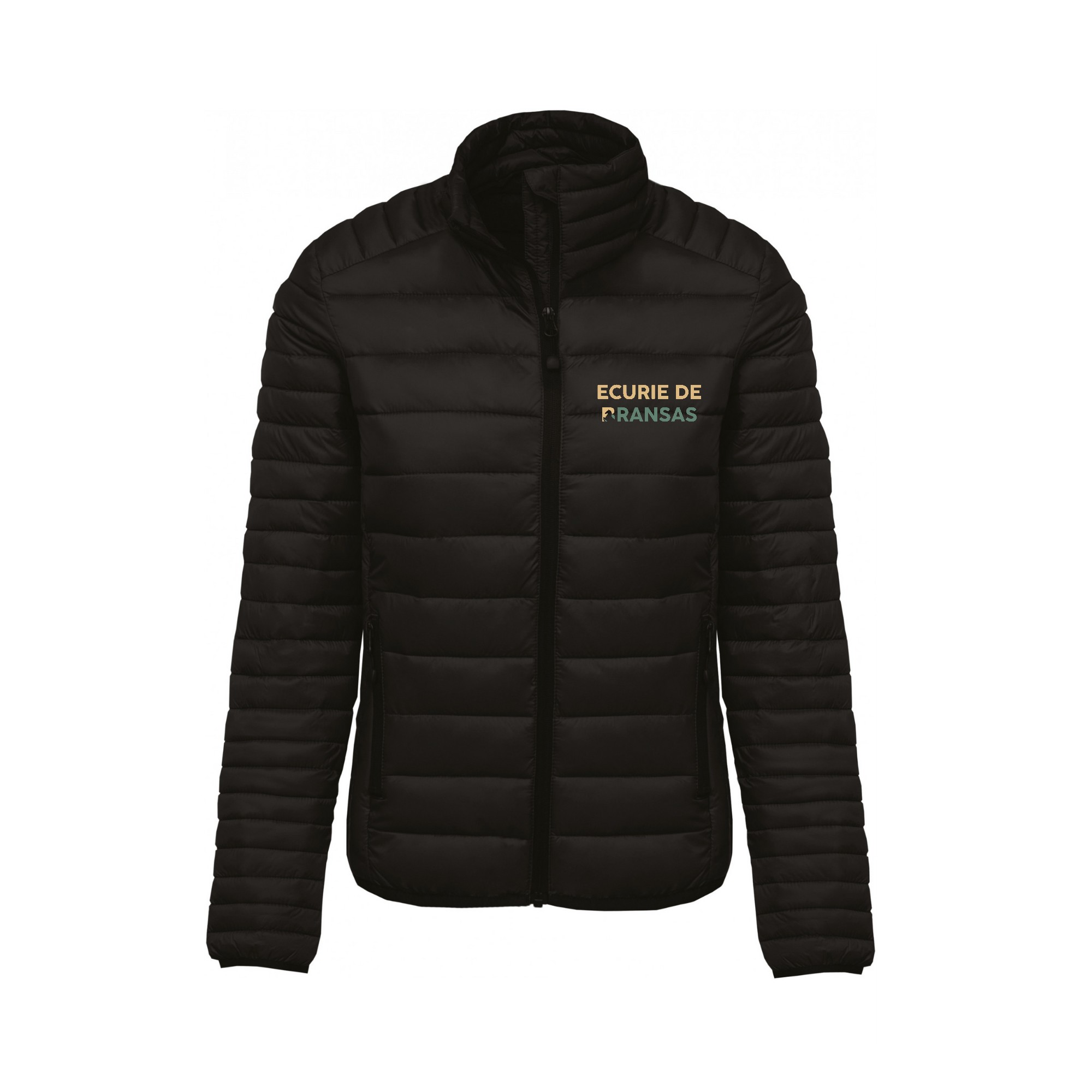 DOUDOUNE AVEC MANCHES (femme) - Ecurie de bransas - Noir - K6121