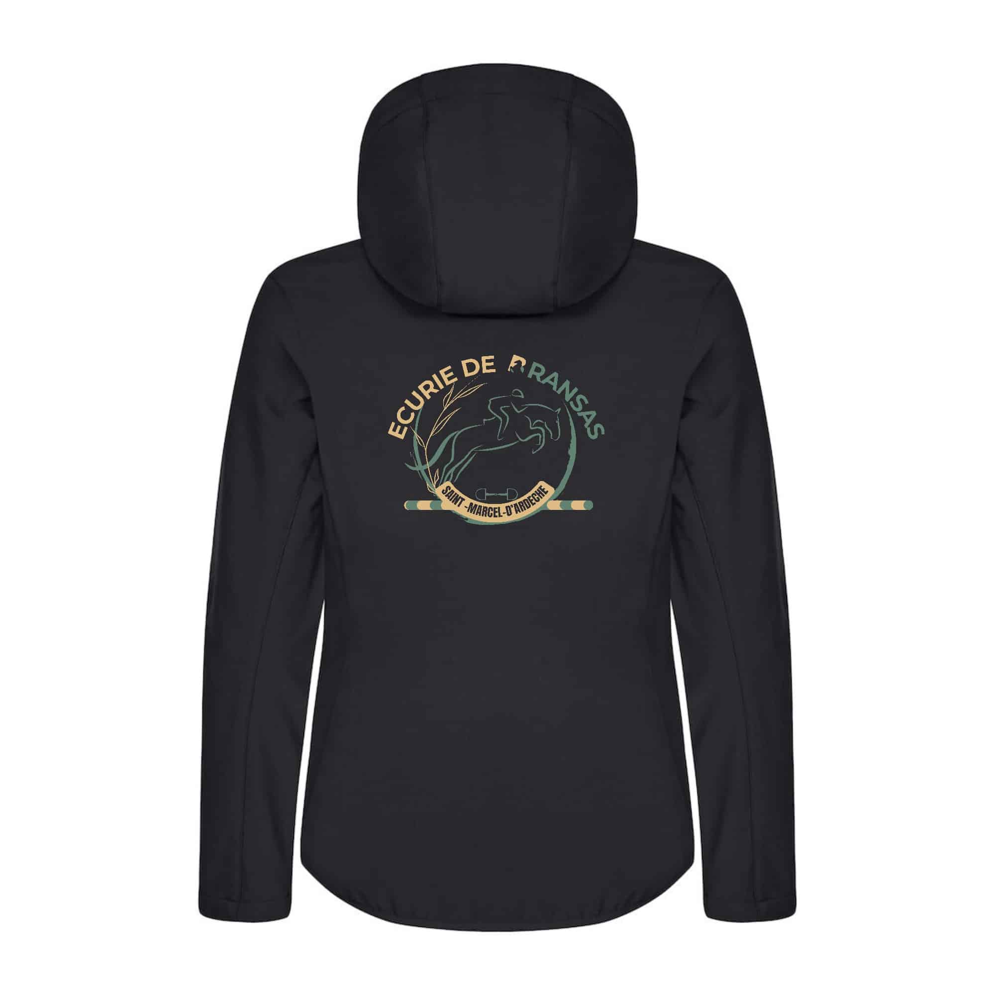 SOFTSHELL "Classic" (femme) - Ecurie de bransas - Noir - 0200917 – Image 3