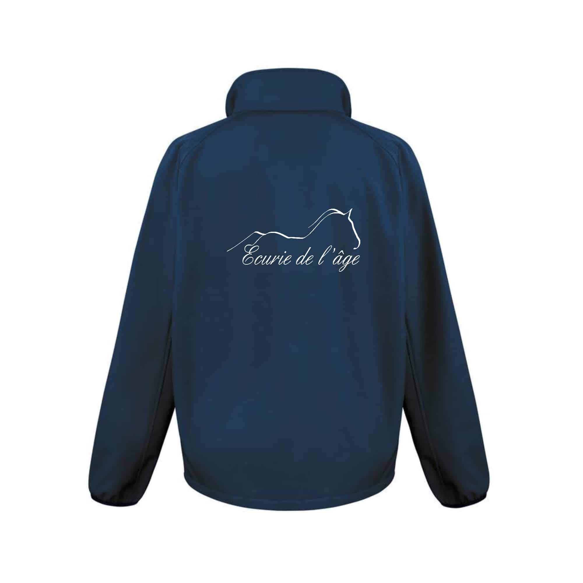 SOFTSHELL ECO (homme) – Ecurie de l’âge - Navy - RS231 – Image 3