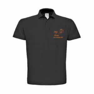 POLO (homme) - ECURIE DU CHATELARS - Gris Anthracite - BCID1