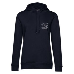 SWEAT A CAPUCHE (femme) – Ecurie du moulin - Navy - BCW34B