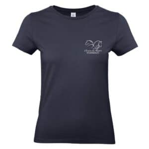T-SHIRT (femme) - Ecurie du moulin - Navy - BC04T