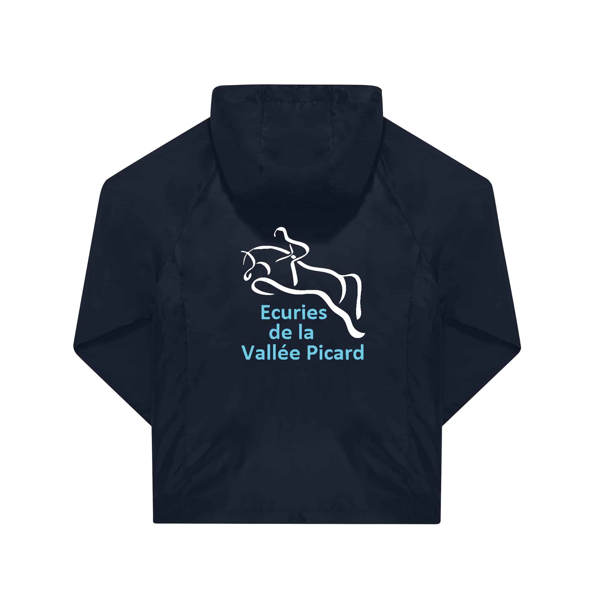 COUPE-VENT (unisexe) - ECURIES DE LA VALLEE PICARD - Navy - BC630 – Image 3