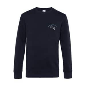 SWEAT COL ROND (enfant) - ECURIES DE LA VALLEE PICARD - Navy - ID332K