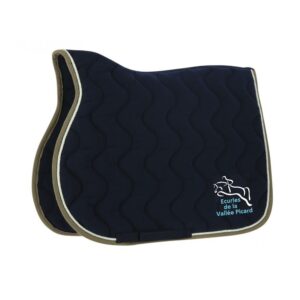 Tapis de selle EQUITHÈME "Polyfun" - ECURIES DE LA VALLEE PICARD - Navy - 20444