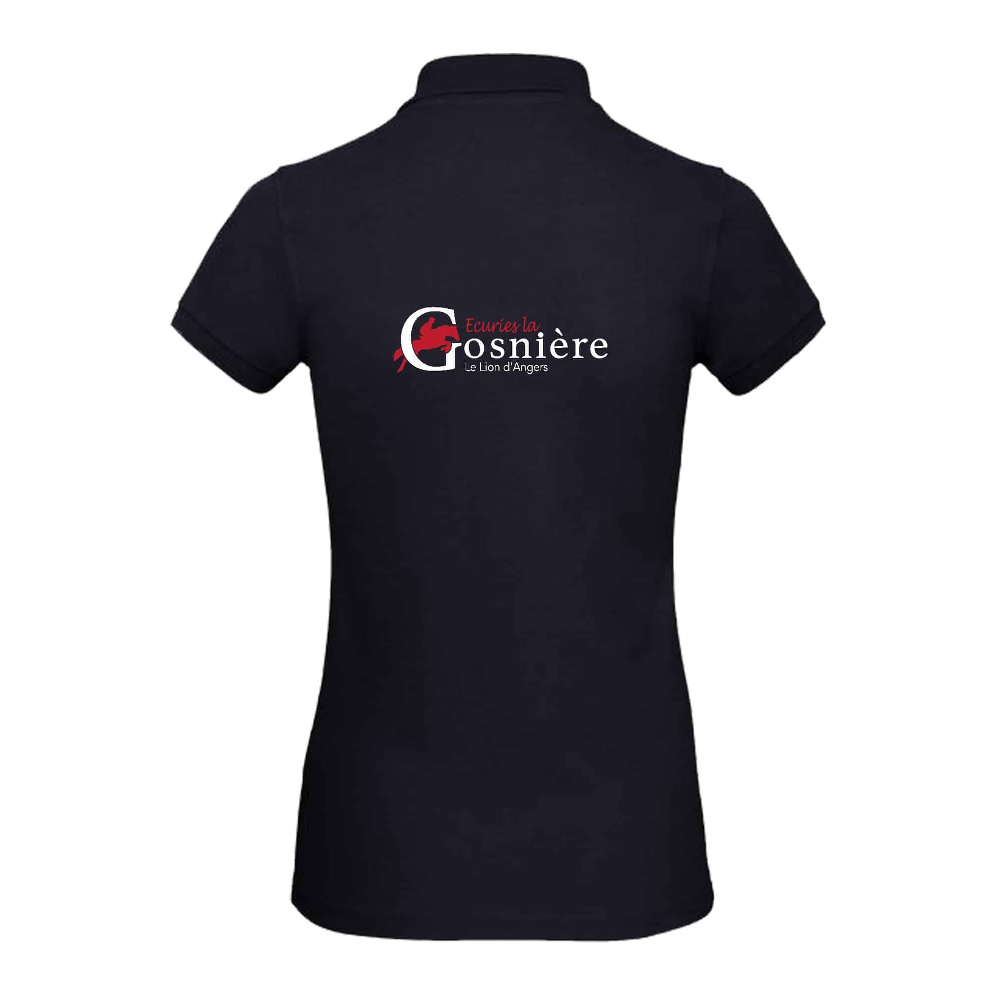 Polo premium (femme) - Ecuries La Gosnière - Navy - BCW463 – Image 2