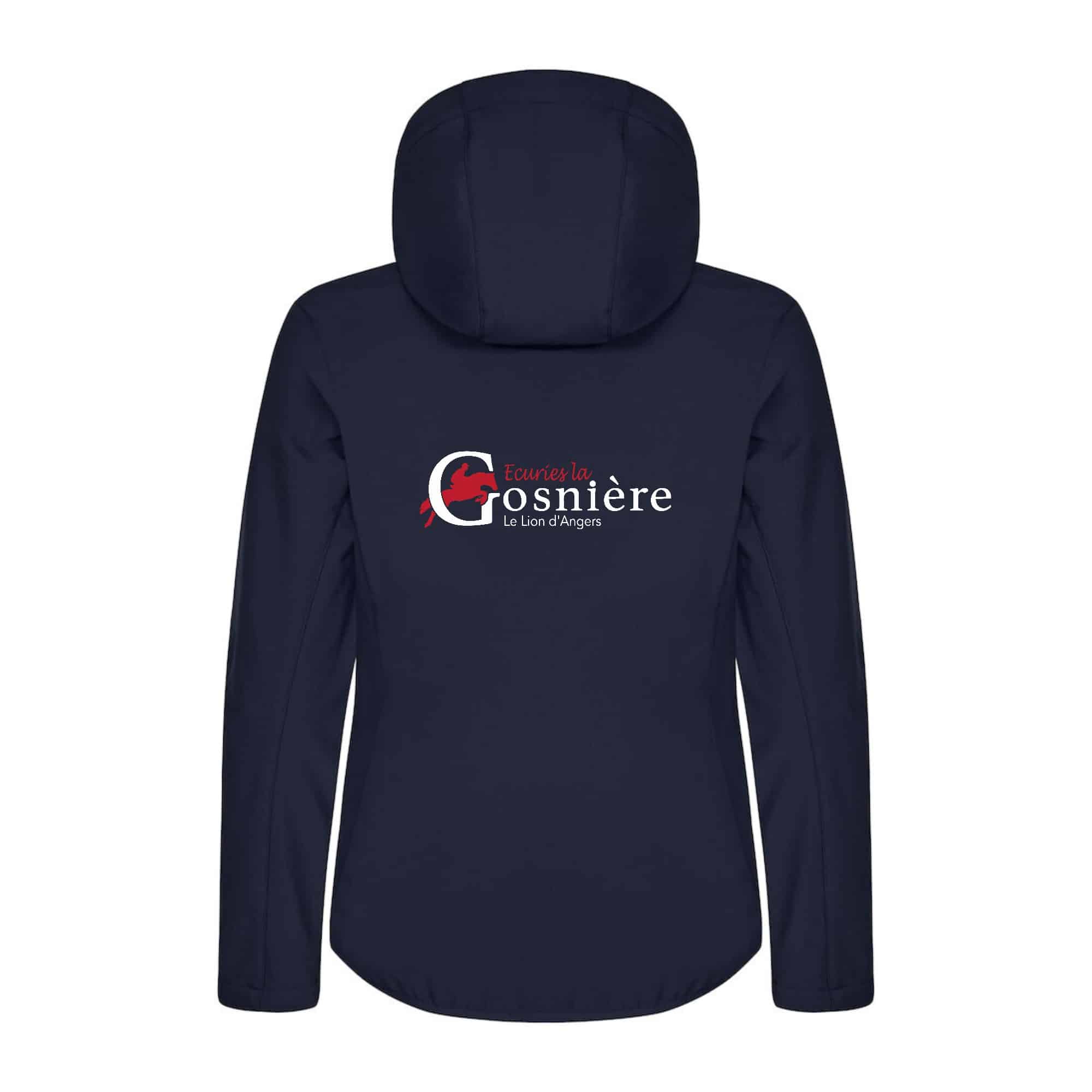 SOFTSHELL "Classic" (femme) - Ecuries La Gosnière - Navy - 0200917 – Image 3