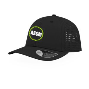 Casquette ventilée - ASSOCIATION SPORTIVE CYCLO MAURICIENNE - Noir - AT182