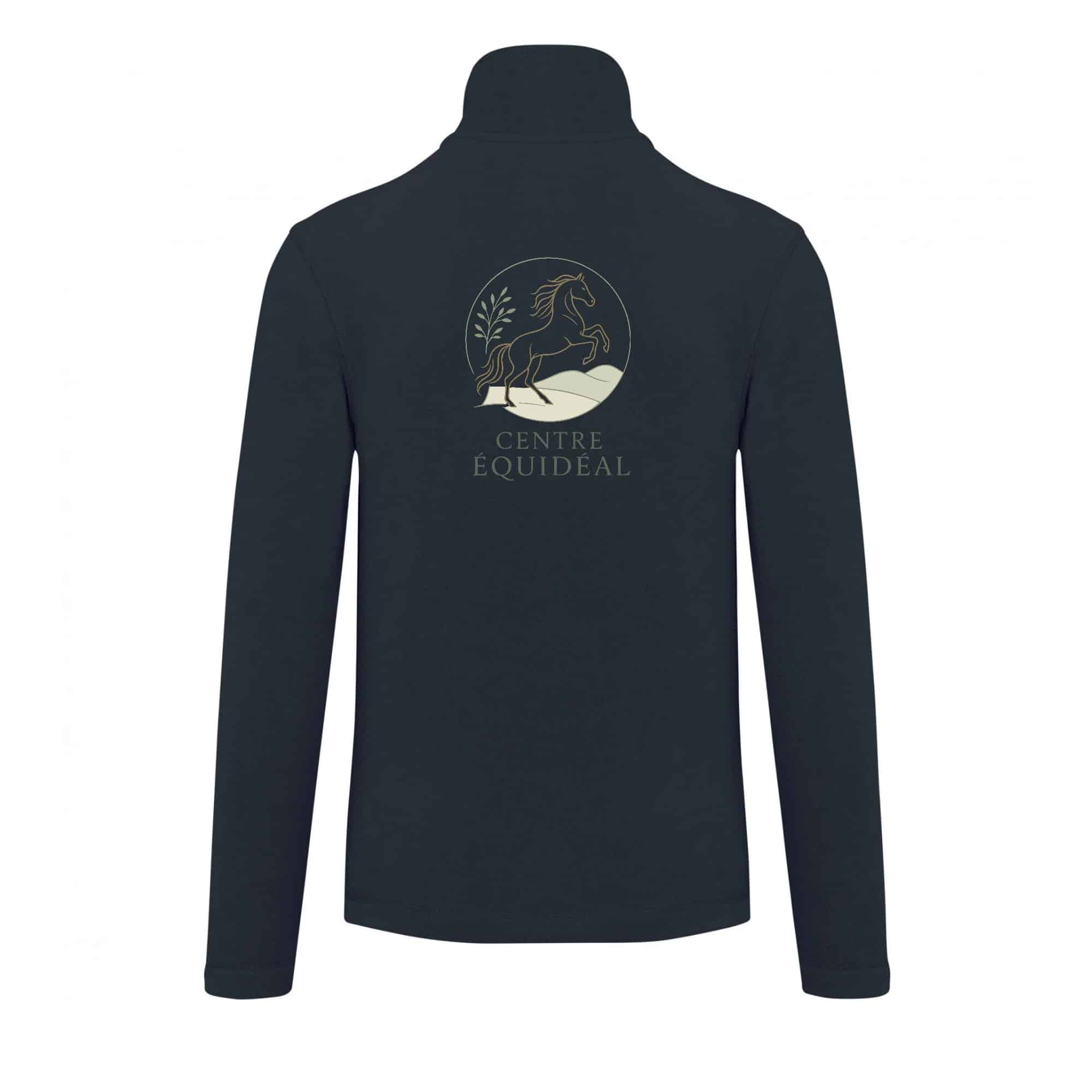 Veste micropolaire zippée (homme) – Centre Equidéal - Navy – K911 – Image 3