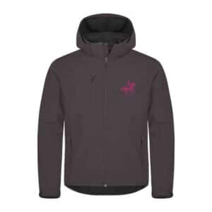 SOFTSHELL "Classic" (homme) - Association équestre de Dressage de la Bresse - Gris anthracite - 0200912