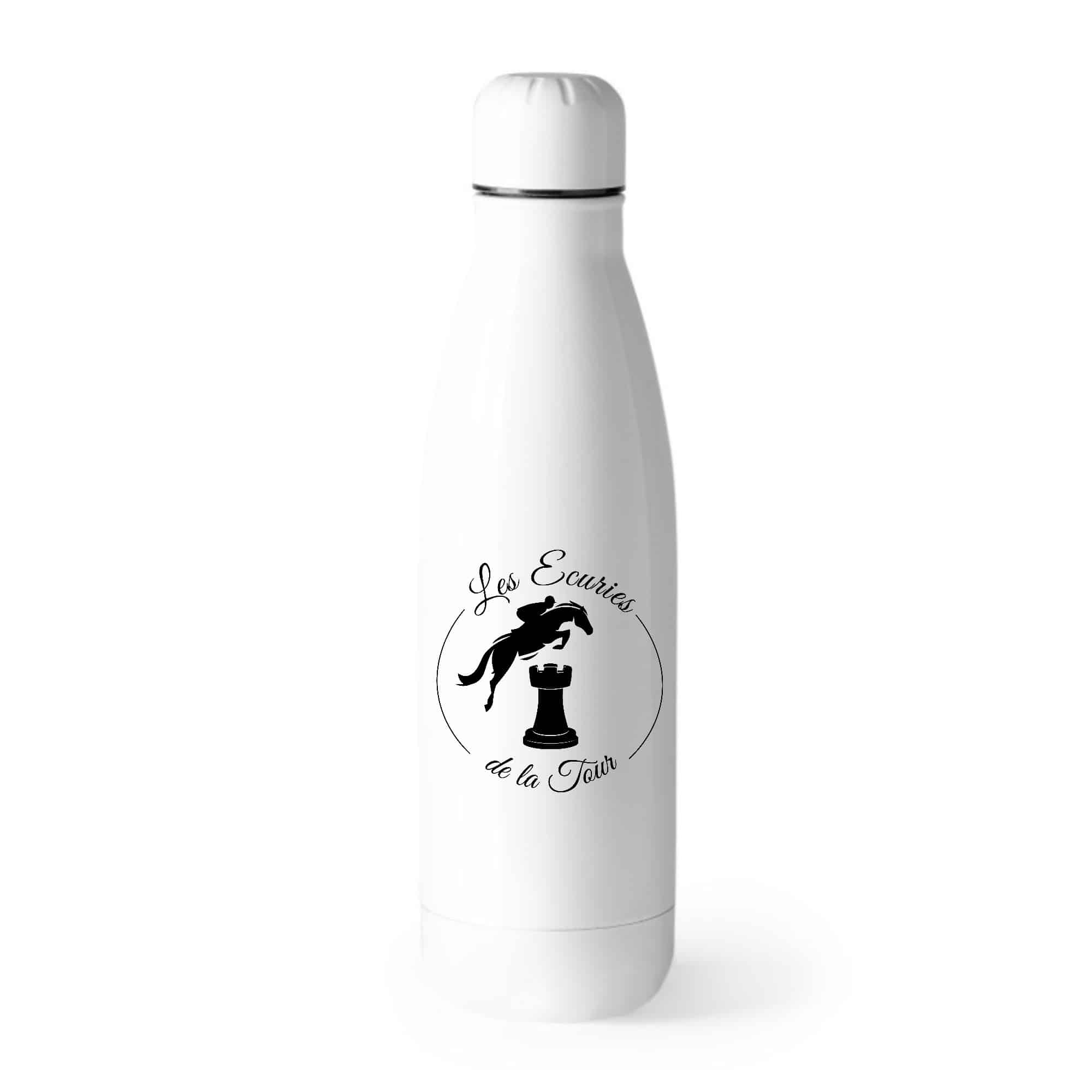 Gourde Blanche 500ml - Les écuries de la Tour - GRD001