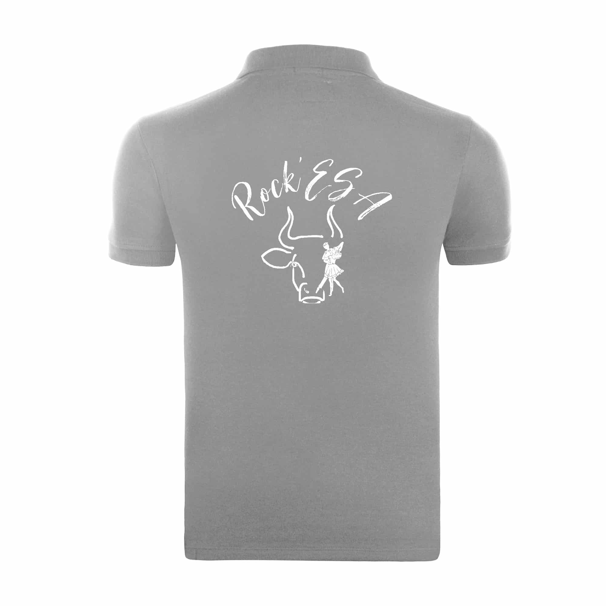 POLO (homme) - ESA - Gris chiné - BCID1 – Image 3