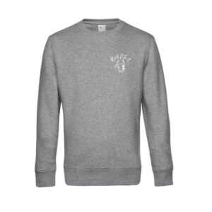 SWEAT COL ROND (femme) - ESA - Gris chiné - BCW01Q