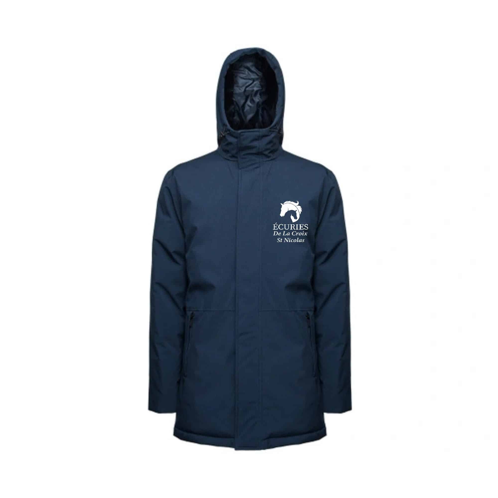 PARKA (unisexe) - ECURIES de La Croix Saint Nicolas – Navy - PK543