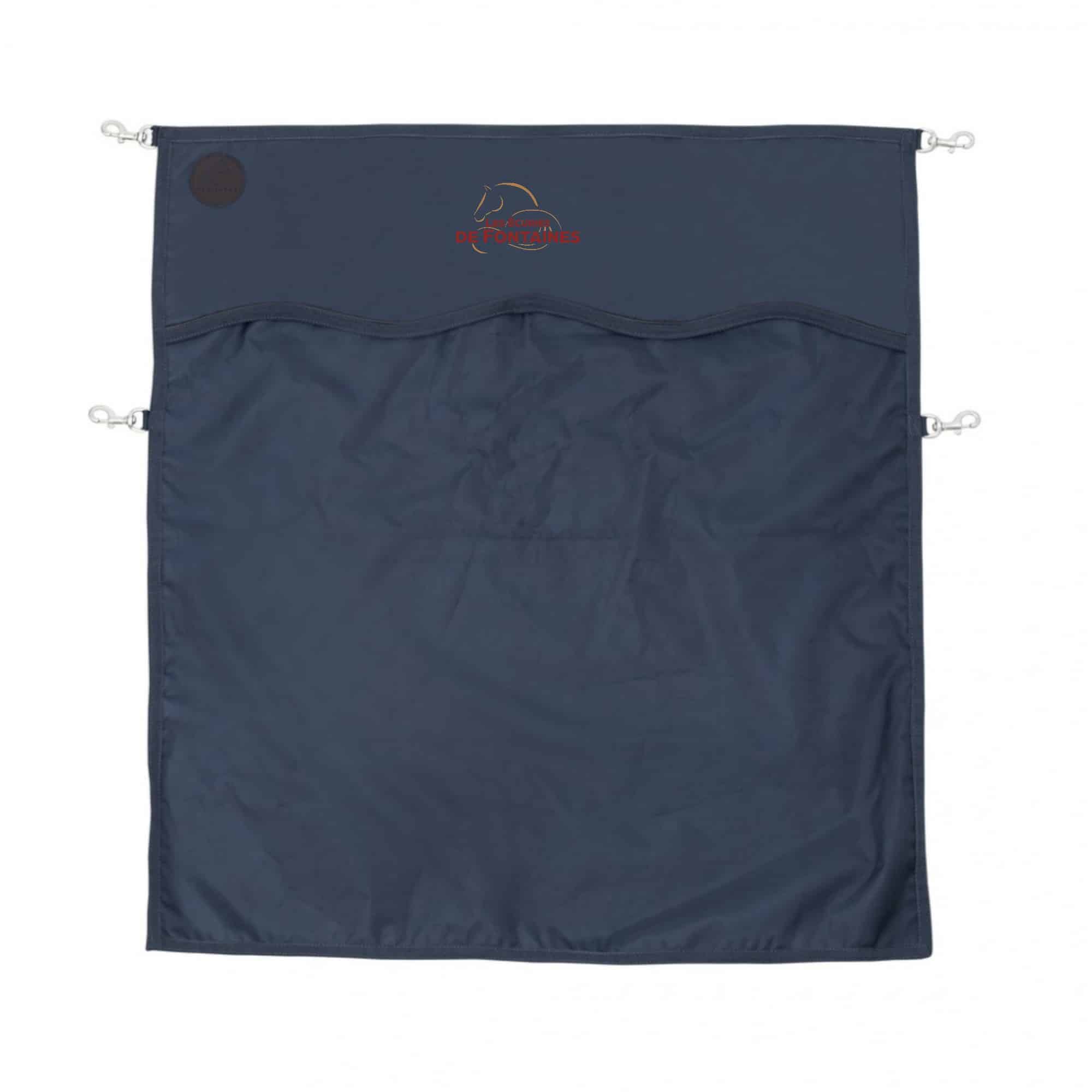Rideau ou porte de box EQUITHÈME Premium – Les Ecuries de Fontaines – Navy - RP001 – Image 2