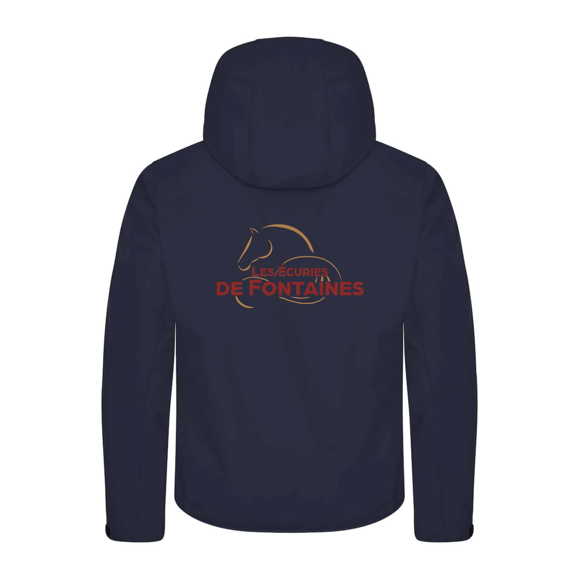SOFTSHELL "Classic" (homme) - Les Ecuries de Fontaines - Navy - 0200912 – Image 3