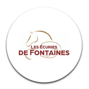 STICKER ROND – Les Ecuries de Fontaines – STI001