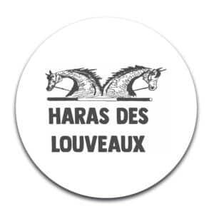 STICKER ROND - Au Galop les Louveaux - STI001
