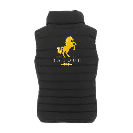 Gilet Paddock Sports Longueil (Adulte) - Ferme equestre du badour - Noir - 978629 – Image 2