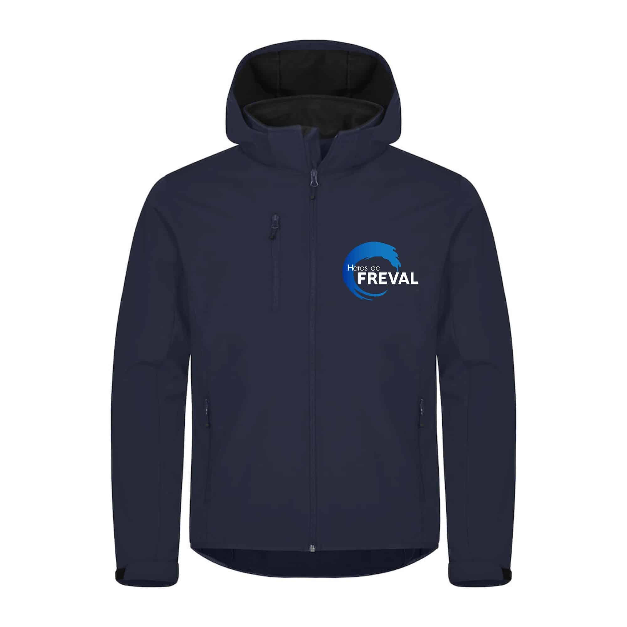 SOFTSHELL "Classic" (homme) - Haras de Freval - Navy - 0200912