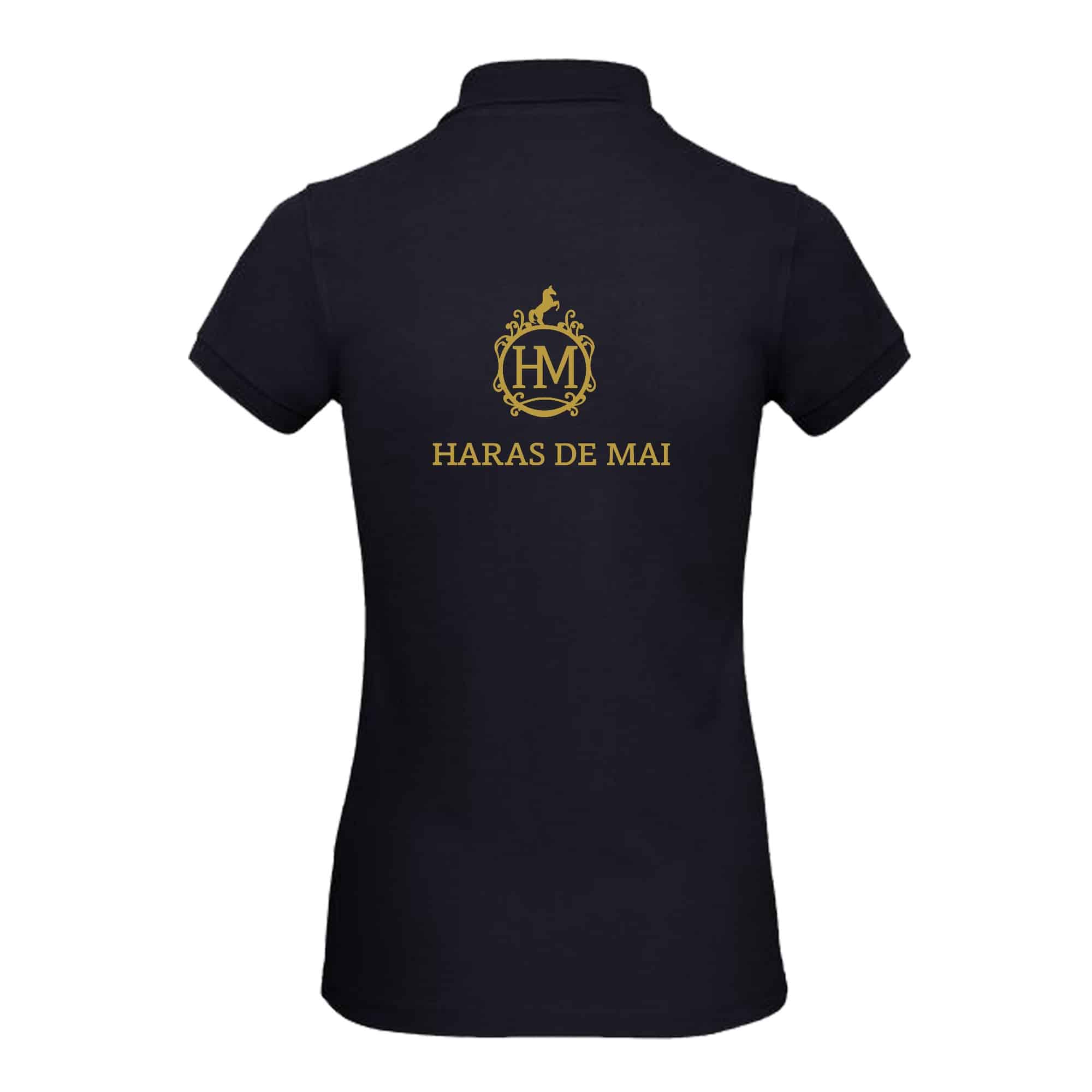 Polo premium (femme) - Haras de Mai - Navy - BCW463 – Image 2